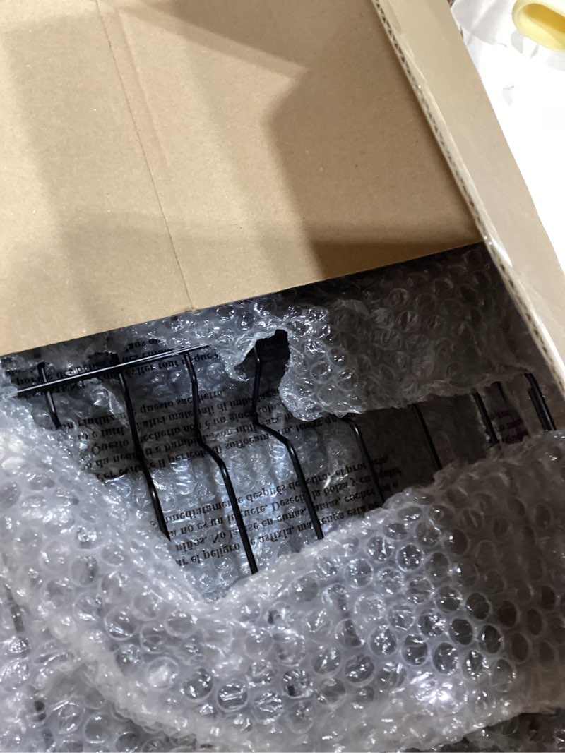 Condition photo showing Good Condition for SAYZH Dish Drying Rack - Stainless Steel Dish Rack for Kitchen Counter, Large-Capacity Dish Drainer with Cutlery Holder, Kitchen Organizer for Dishes, Spoons and Forks, Black