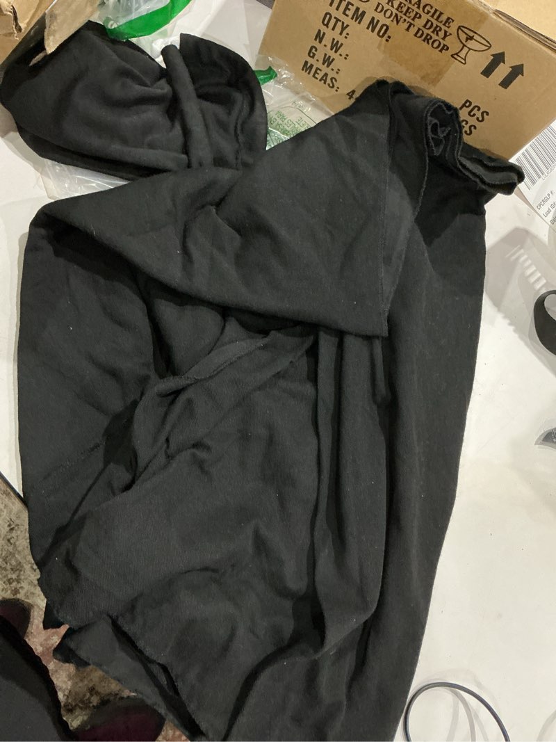 Condition photo showing As Is for keababies baby wrap carrier - all in 1 original baby carrier newborn to toddler sling, easy to wear, hands free bonding, lightweight, breathable infant wraps (trendy black) trendy black one size (pack of 1)