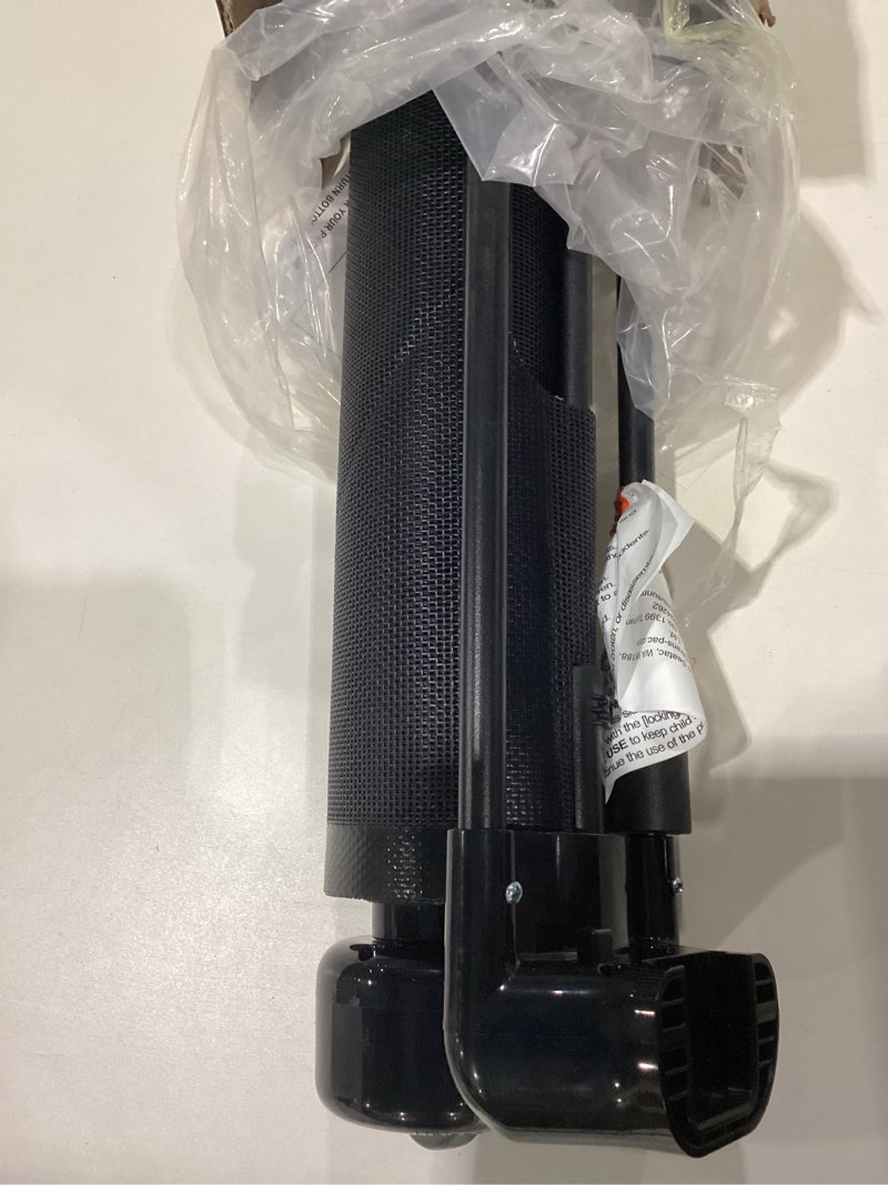 Condition photo showing Good Condition for 150 inch retractable baby gates 34 inch tall, retractable gate with reinforced strip design to prevent crawling through, 12 ft extra wide retractable dog gate for indoor/outdoor black 34" tall x 150" wide