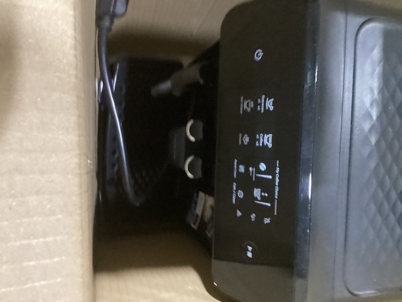 Condition photo showing As Is for philips 3300 series fully automatic espresso machine with integrated milk frother and grinder, 5 hot & iced coffee pre-sets, 40% quieter silentbrew, 15-bar pressure, glossy black (ep3326/90) black chrome 9.7"d x 17"w x 14.6"h