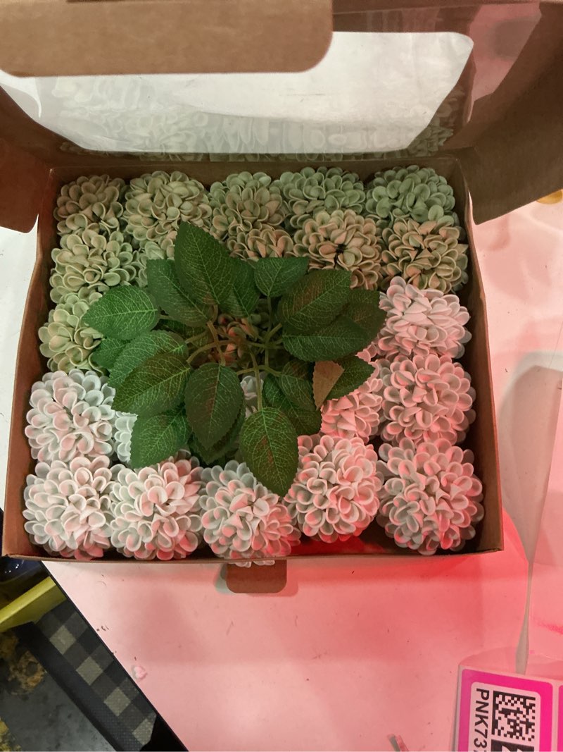 Condition photo showing Good Condition for artificial flowers, 25pcs realistic artificial rose for diy wedding bouquets centerpieces arrangements, sage green dahlia flowers with stem for bridal shower party home decorations sage green dahlia 25pcs