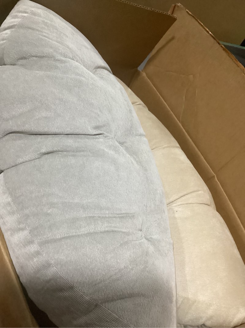 Condition photo showing Good Condition for Jerify 4 Pcs Floor Pillow Cushions 22 x 22 Inch Round Square Large Meditation Floor Pillow for Classroom Adult Meditation Picnic Party Seating Learning Daycare School (Round,Graded Grey) Round Graded Grey 4