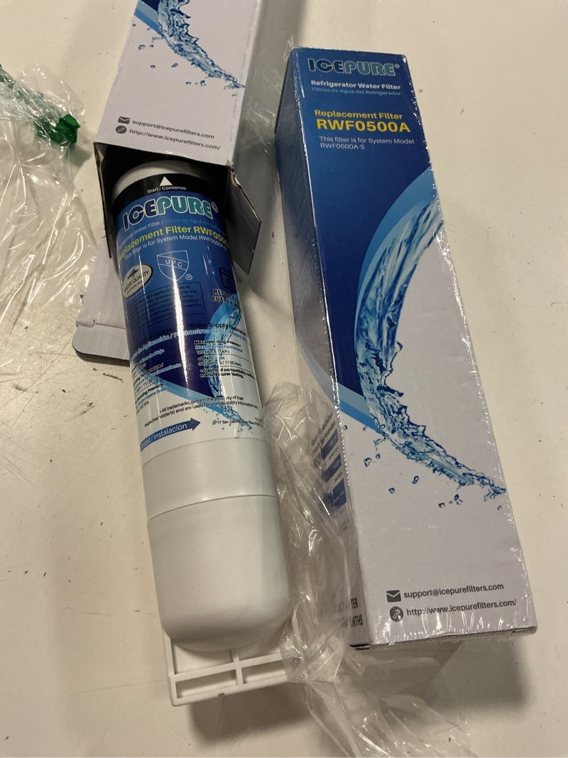 Condition photo showing New/Like New for icepure 4396508 refrigerator water filter replacement for everydrop filter 5, edr5rxd1, whirlpool 4392857, nl300, 4396510, 4396509, 4396547, lc400v, 4396510p, wf-nlc240v,pnl240v, 2pack chlorine, odor removal