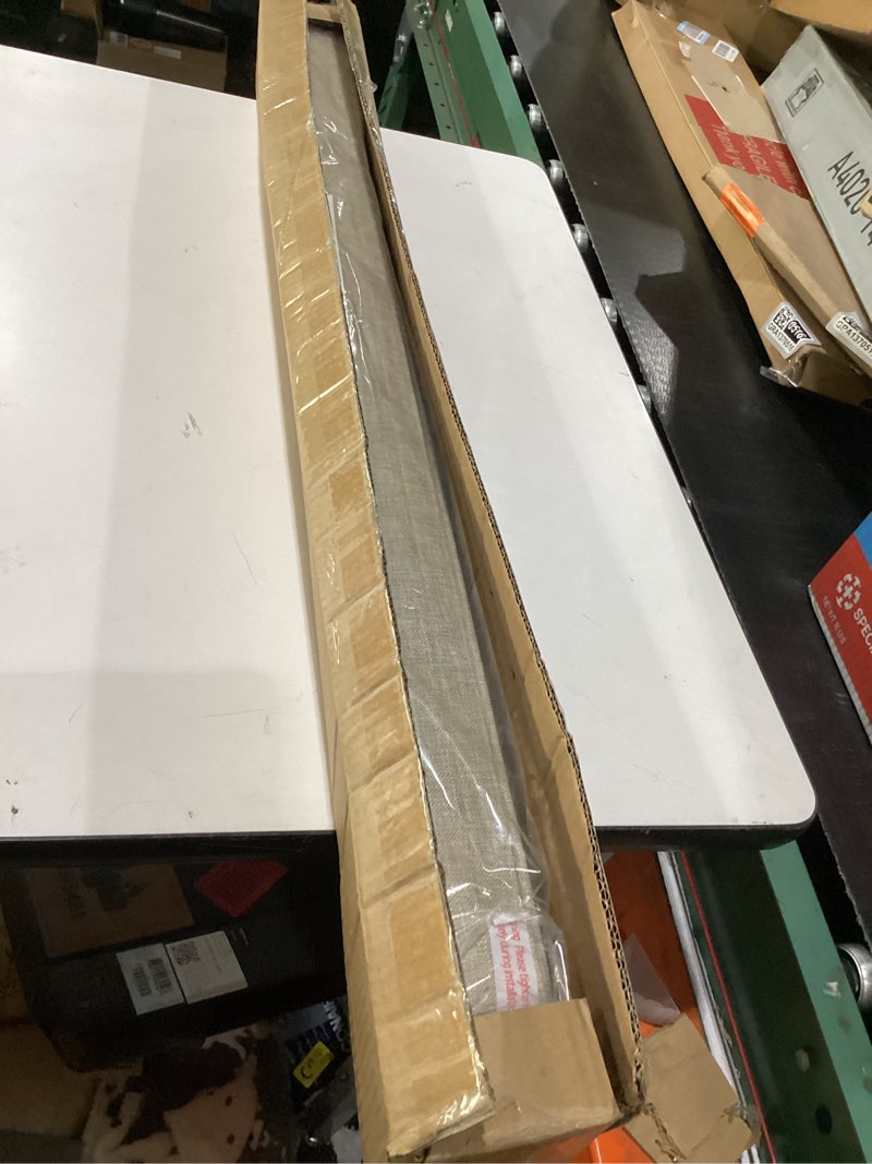 Condition photo showing Good Condition for lazblinds no tools no drill cordless roman shades for windows, blackout thermal insulated uv blocking window blinds, lightweight fabric blinds for indoor windows, 35.5" w x 60" h, blackout - beige beige 35.5" w × 60" h