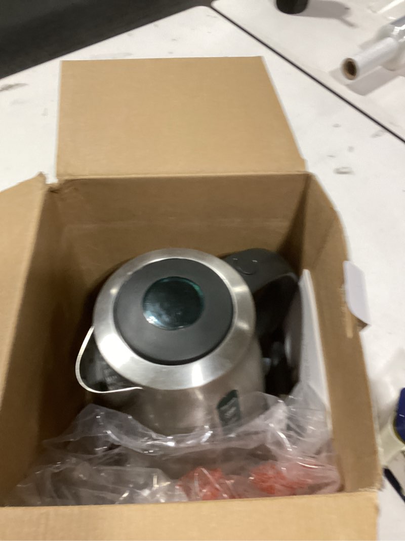 Condition photo showing As Is for Breville BKE720BSS Temp Select Hot Water Kettle, 57 oz, Brushed Stainless Steel