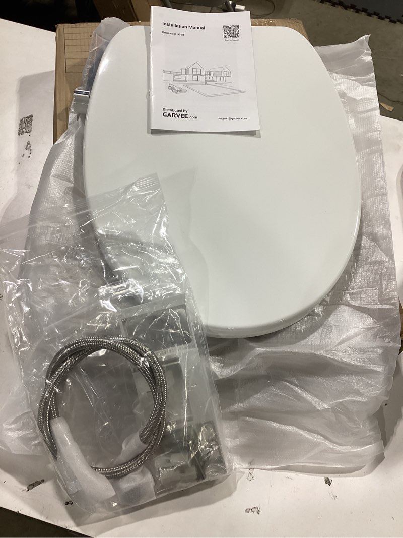 Condition photo showing Good Condition for smart bidet seat elongated with heated functions and gentle wash modes, toilet seat for bathroom comfort and hygiene, soft close design easy install pp bidet toilet seat elongated (smart-electric)