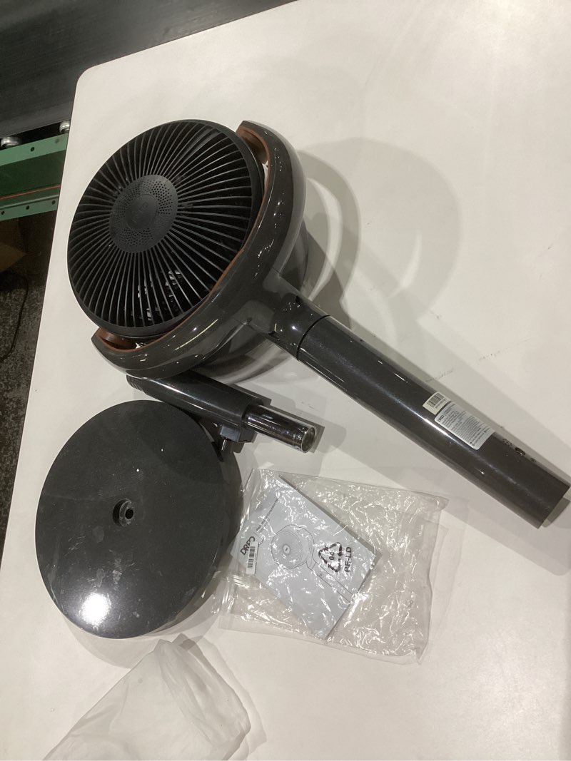 Condition photo showing Good Condition for Dreo Fan for Bedroom, 120° Oscillating Standing Fans, Quiet Floor Fan with DC Motor, 100ft Pedestal Fans for Room, 9 Speeds, 4 modes, 20dB, 120° Manual Vertical, 37-42\" Adjustable Height, 9H Timer Grey, NOT TESTED