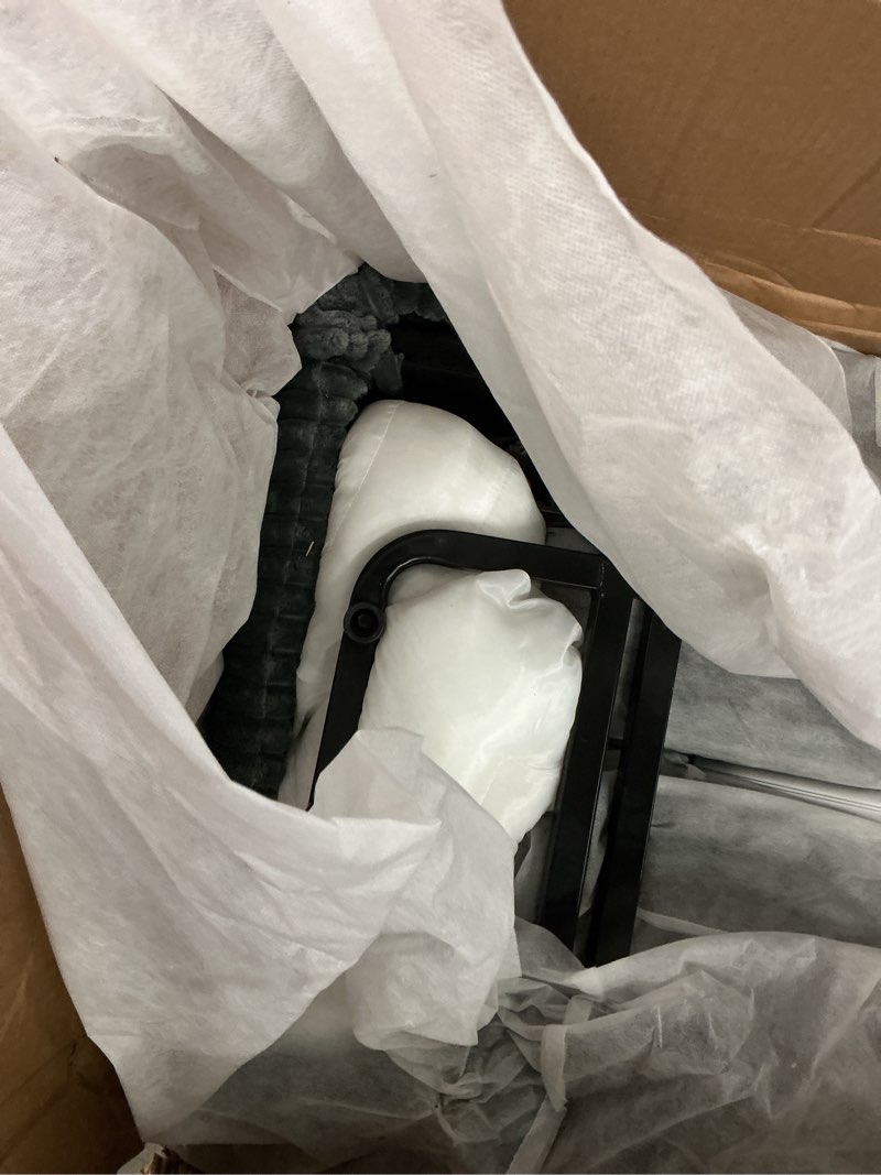 Condition photo showing As Is for Garvee Corduroy Recliner Chair, Manual