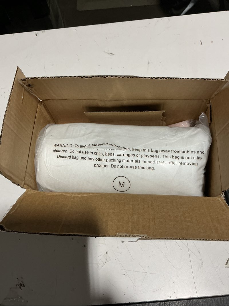 Condition photo showing New/Like New for Orthopedic Dog Bed Medium Size Dog, Pet Beds with Waterproof Lining, Soft Short Plush Surface & Egg Crate Foam, Machine Washable Pet Mat with Removable Cover & Anti Slip Bottom M(30"*20"*3") Pink