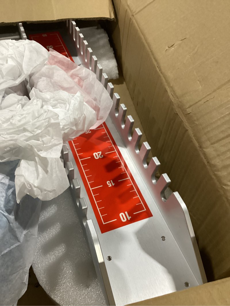 Condition photo showing Good Condition for Multi-Function Lightning Starting Block Sprinter Pedals 6 Angle Adjustable Sprinter Track and Field Aluminum Suitable for Plastic Runway Cinder Track Back School Fall Sports Day Red 25inch