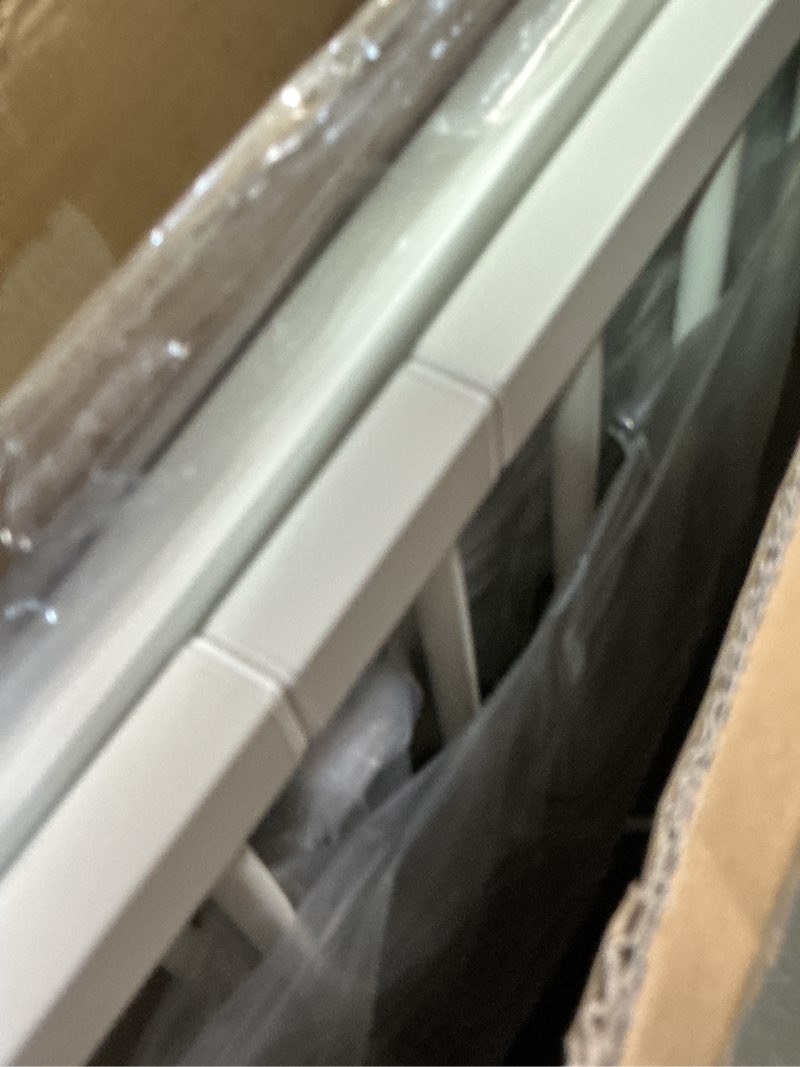 Condition photo showing Good Condition for babelio 36-57" extra wide baby/dog gate, auto close with large walk thru door,safety for pet, house, stairs and doorways, pressure mounted for chlid, white white 30"tall 36"-57" wide