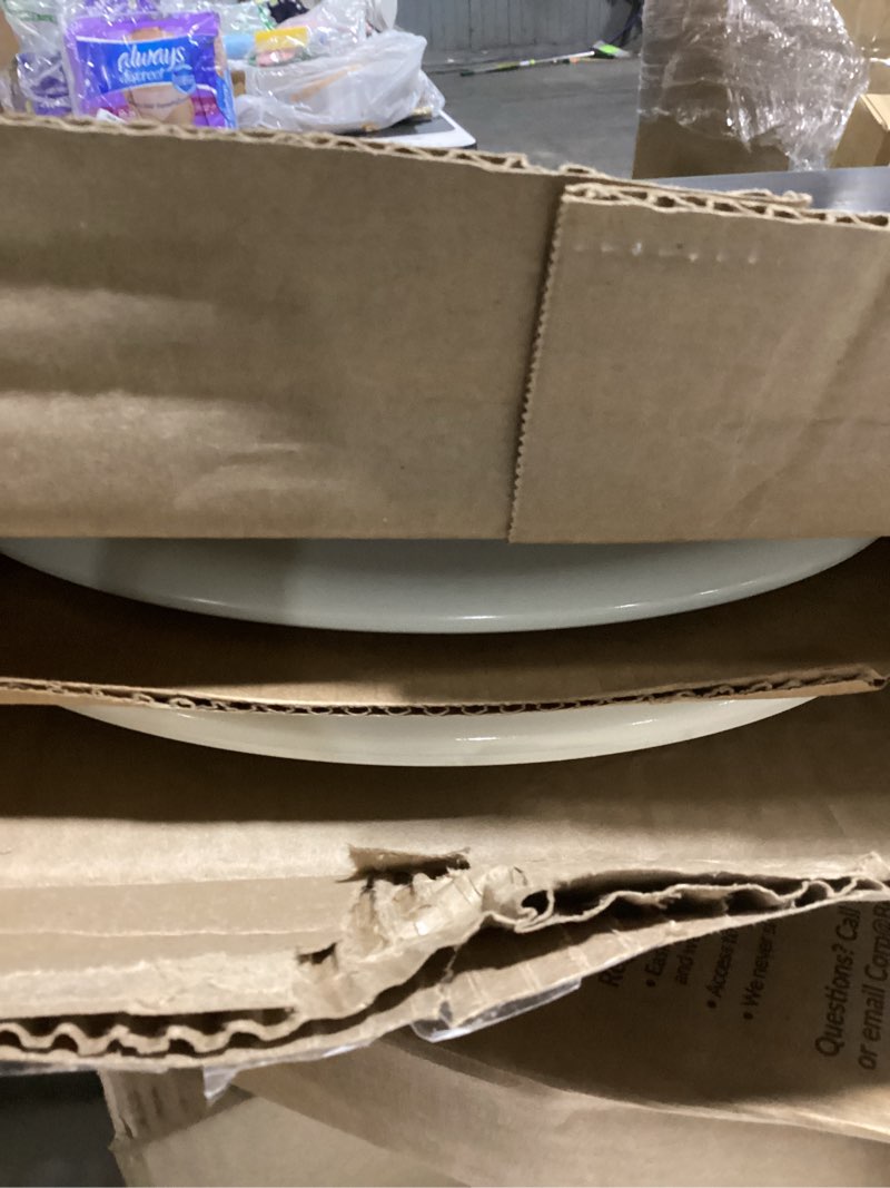Condition photo showing Good Condition for mayfair cassel slow close toilet seat, easy clean, non slip premium wood seat, easy install, made in usa, round, biscuit seat round