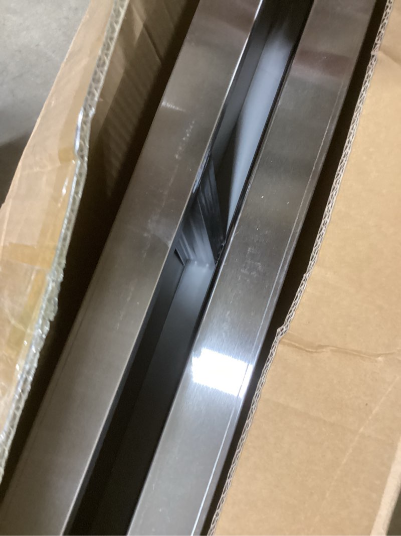 Condition photo showing Good Condition for Stainless Steel Shelf 2 Tier Stainless Overshelf for Kitchen Prep Work Table 12 x 48 Inches Adjustable Commercial Steel Table OverShelf for Kitchen, Restaurant, Bar, Utility Room, Garage 12"x48"