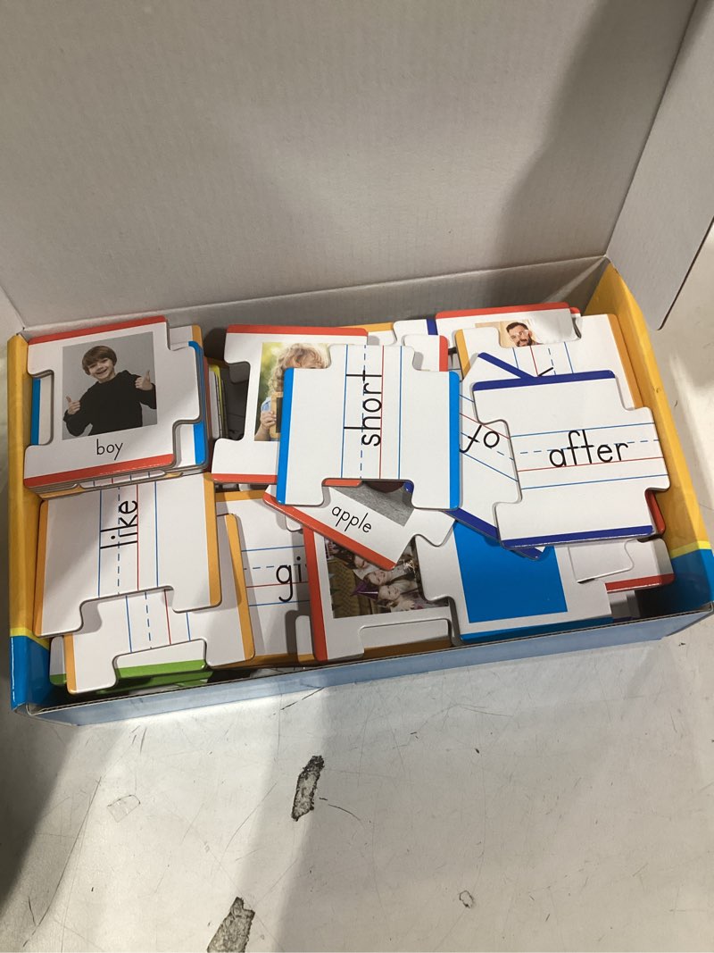 Condition photo showing Good Condition for 110PCS Sentence Building, Double-Sided Puzzles 180 Sight Words & 20 Blanks for Kids Learning Sentences, Early Reading, Writing & Language Practice-Educational Toy for Kindergarten, Grade 1st, 2nd