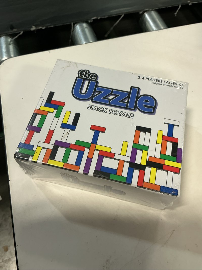 Condition photo showing New/Like New for stack royale board game, action packed fast & fun family board game, suitable for children & adults, color block puzzles games, family card games for adults & kids for age 4+