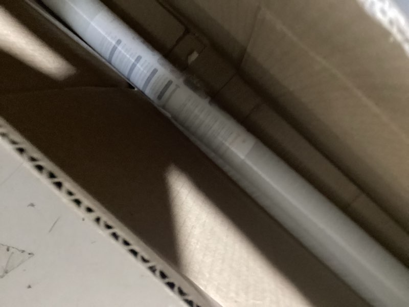 Condition photo showing As Is for rabbitgoo blackout window film, sun light blocking window black out cover for uv reduction, removable tint room darken heat control frosted glass sticker for home, black, 35.4 x 78.7 inches 35.4" x 78.7" black wave