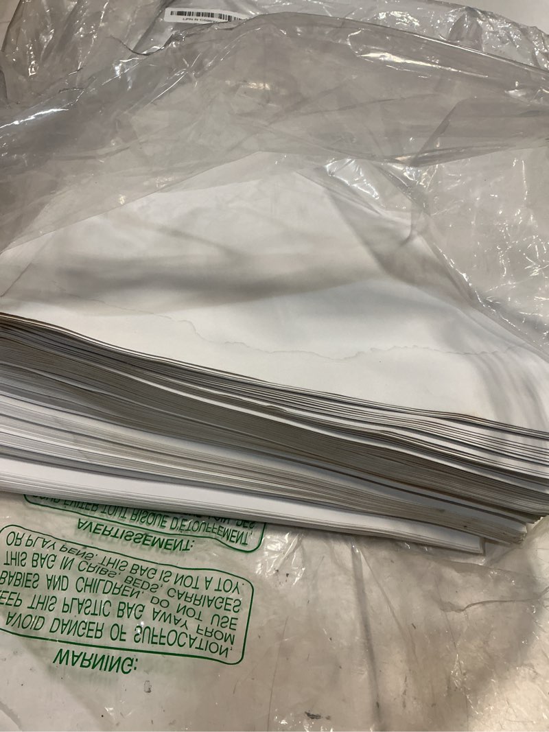 Condition photo showing As Is for accent opaque 11” x 17” white cardstock paper, 80lb, 216gsm – 200 sheets (1 ream) – premium smooth heavy cardstock, printer paper for invitations, cards, menus, business cards – 188092r 11x17 (ledger) 200 sheets (1 ream) white - 80 lb
