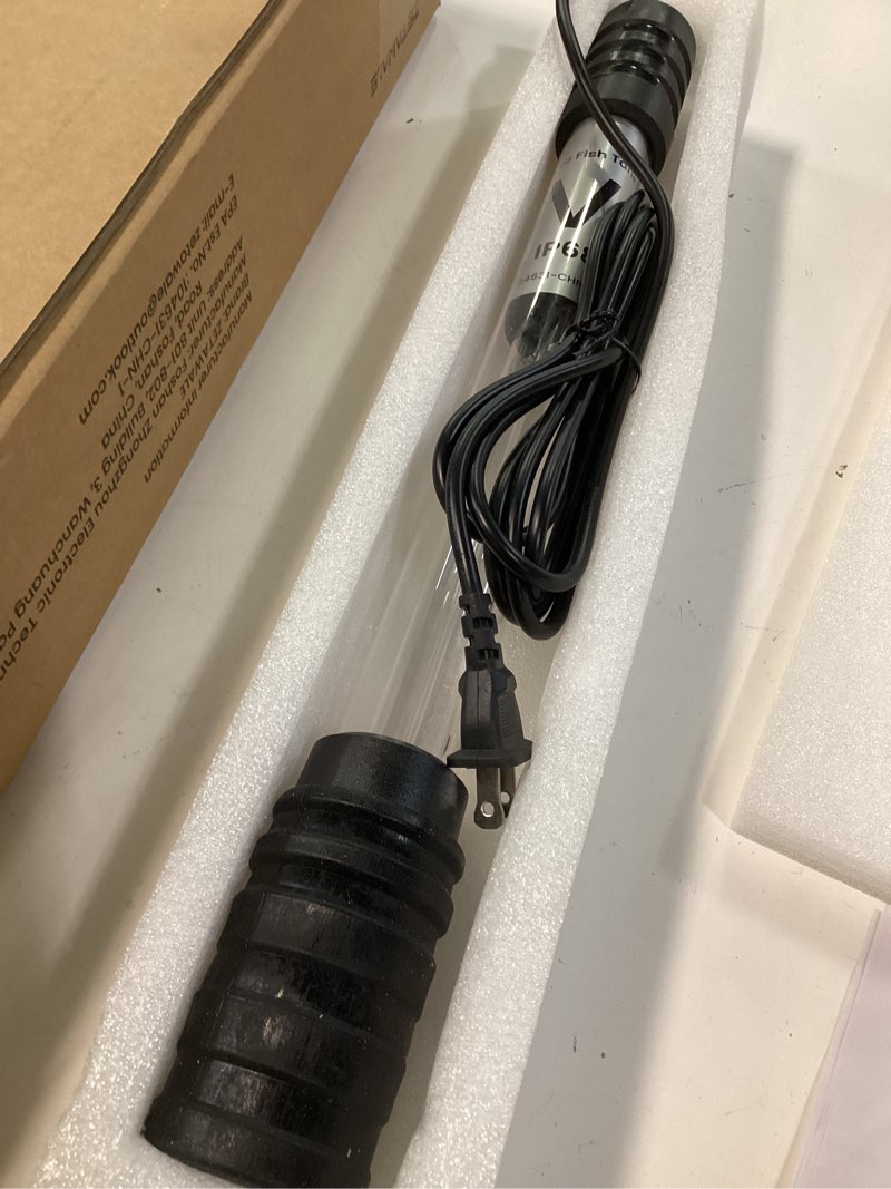 Condition photo showing Good Condition for pond uv light for fish tank uv pond water clarifier for 100-2000 gallon uv pond filter for koi pond swimming pool,spa,large fish tank uv light aquarium for outdoor pond algae control?32w? 30w for 2000 gallon