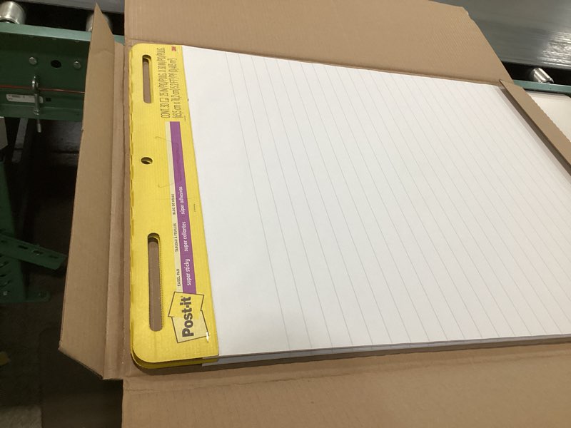Condition photo showing Good Condition for post-it super sticky easel pad 25 in x 30 in white 30 sheets/pad 2 pad/pack large white premium self stick flip chart paper super sticking power (559) standard