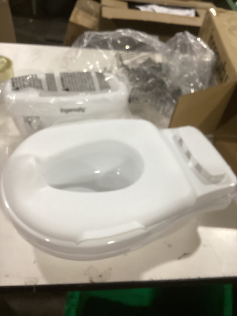 Condition photo showing Good Condition for Summer Infant by Ingenuity My Size Potty Pro in White, Toddler Potty Training Toilet, Lifelike Flushing Sound, for Ages 18 Months+, Up to 50 Pounds