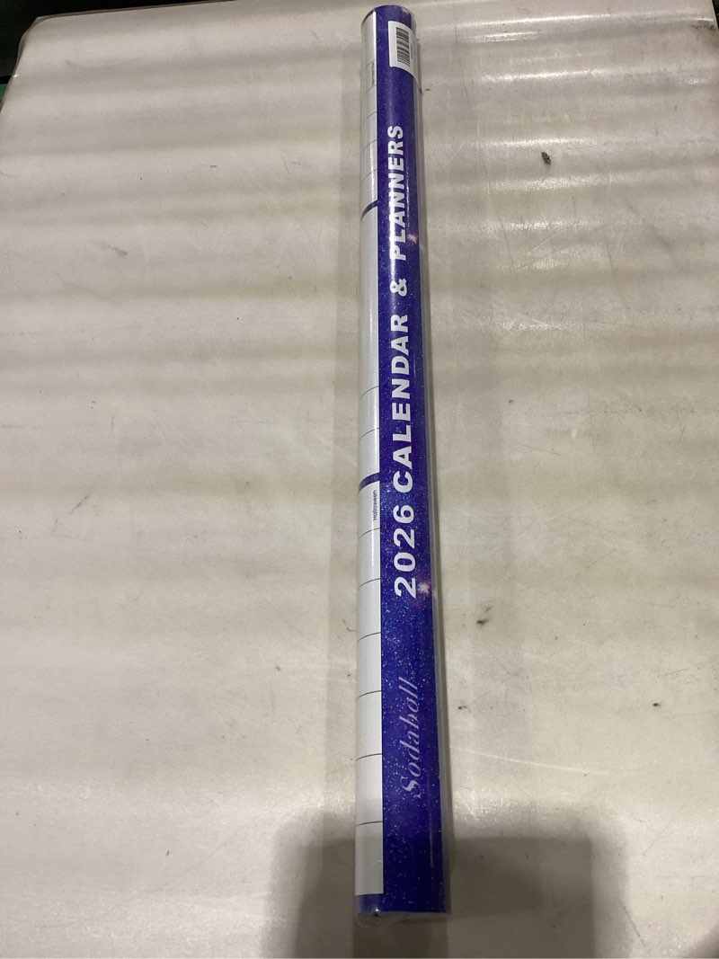 Condition photo showing New/Like New for 3pcs 32" x 48" 2026 Wall Calendar Dry Erase - Large Starry Sky Calendar Wet & Dry Erasable Laminated 12 Month Annual Yearly Planner, Reversible, Horizontal/Vertical (2026 Wall Calendar)