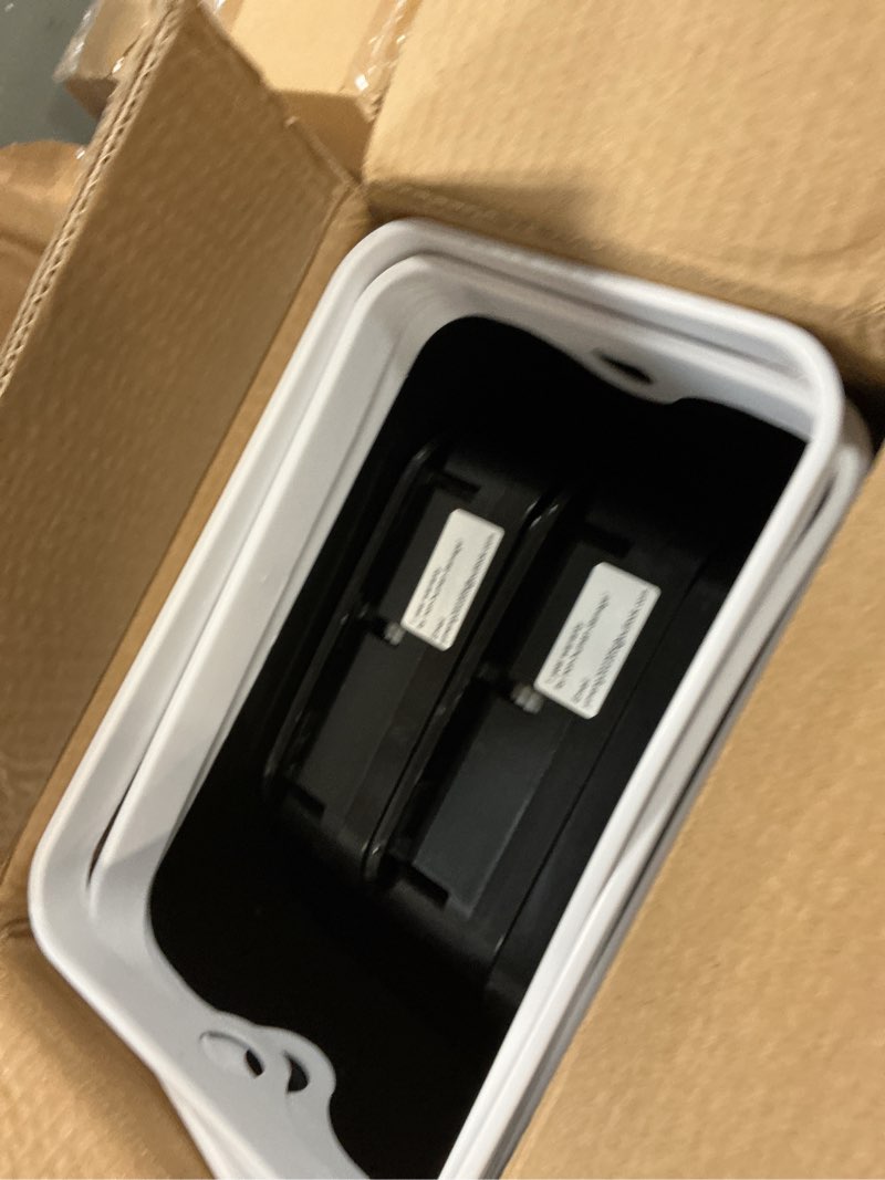 Condition photo showing Good Condition for 3 pack - bathroom trash can with lid - 2.5 gallon automatic trash cans touchless - bedroom, office - small smart garbage can - electric, narrow - motion sensor trash can bathroom ( matte black )