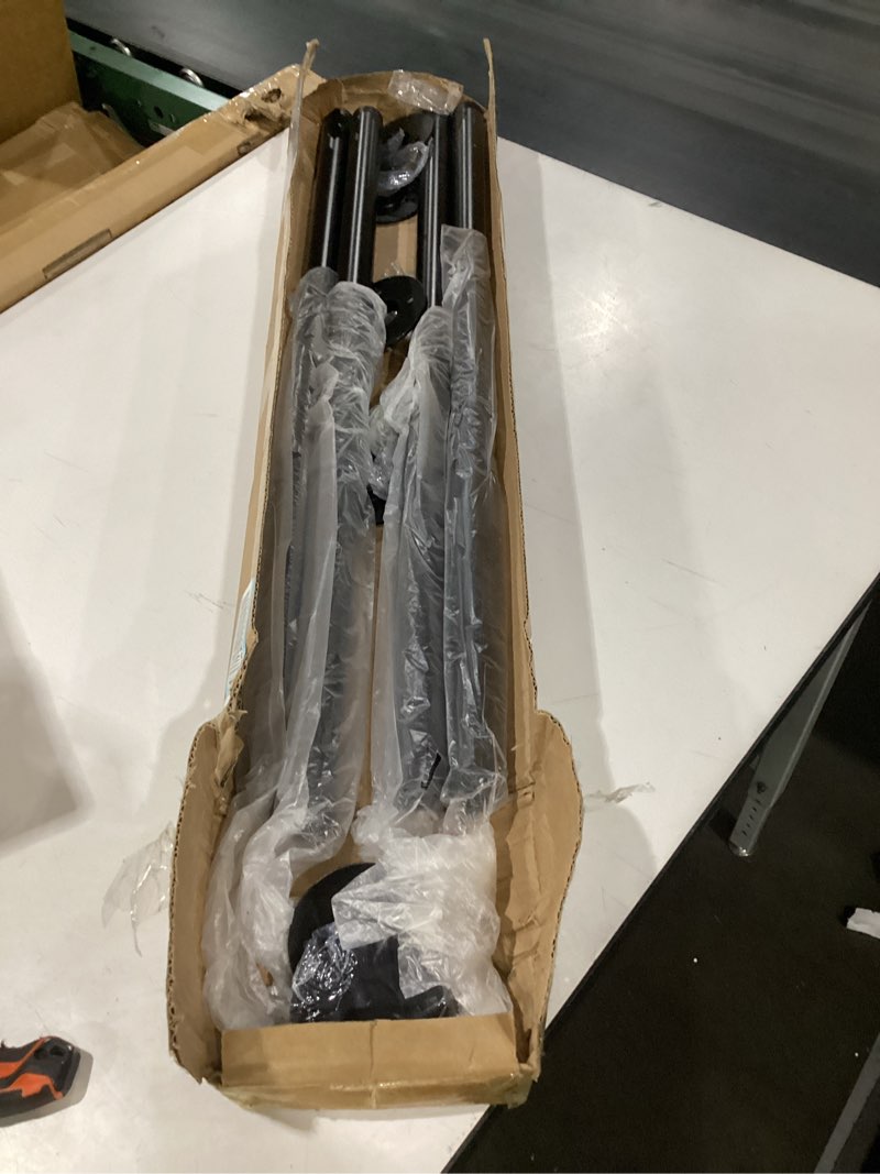 Condition photo showing New/Like New for geilspace 30" industrial pipe table legs, metal pipes and flanges for custom vintage tables and furniture, rustic diy desk legs, shelf support, set of 4 (1" × 30", black)