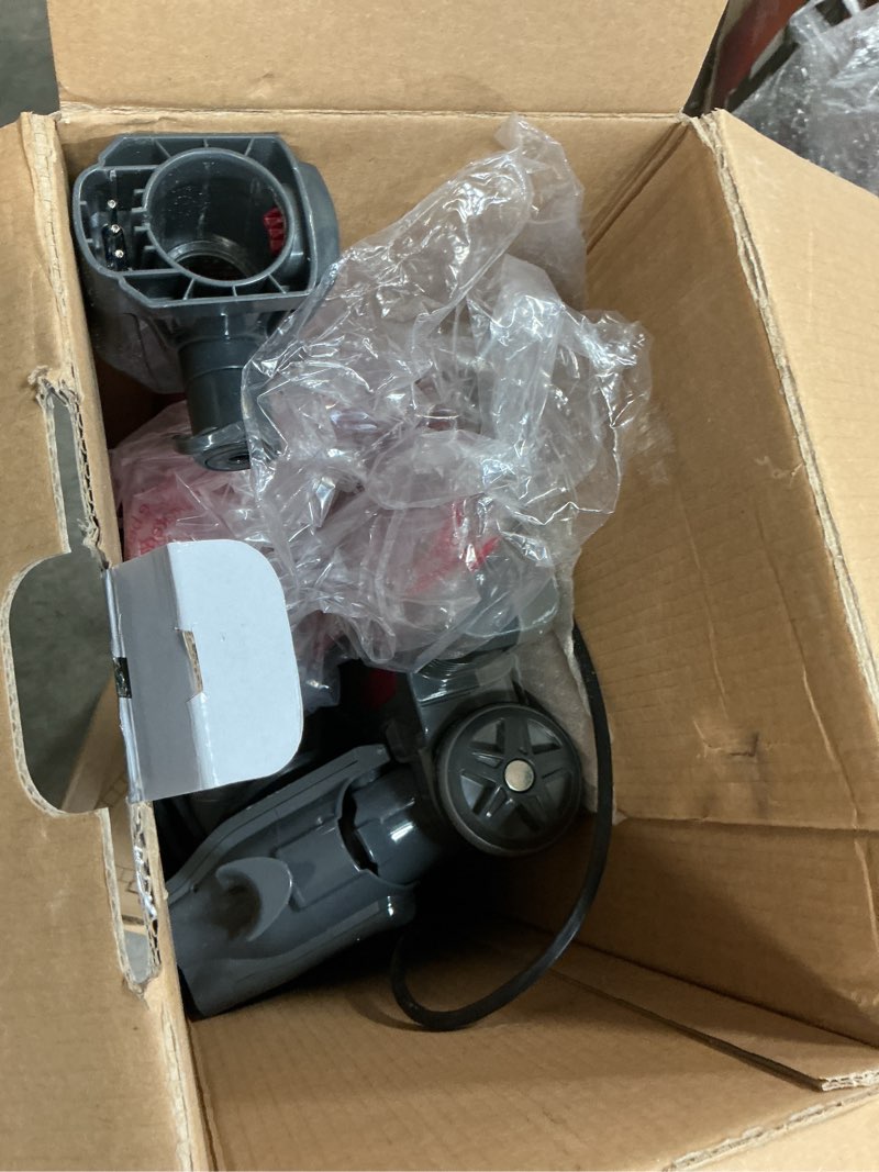 Condition photo showing As Is for Shark HV322 Rocket Pet Plus Corded Stick Vacuum with LED Headlights, XL Dust Cup, Lightweight, Perfect for Pet Hair Pickup, Converts to a Hand Vacuum, with (2) Pet Attachments, Bordeaux/Silver Rocket Deluxe w/ headlights