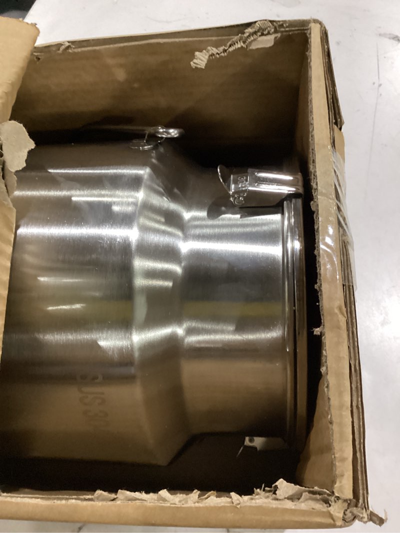 Condition photo showing Good Condition for 304 stainless steel 10 liter milk can milk bucket wine pail bucket with spigot 2.64 gallon milk can tote jug with sealed lid heavy duty for milk and wine