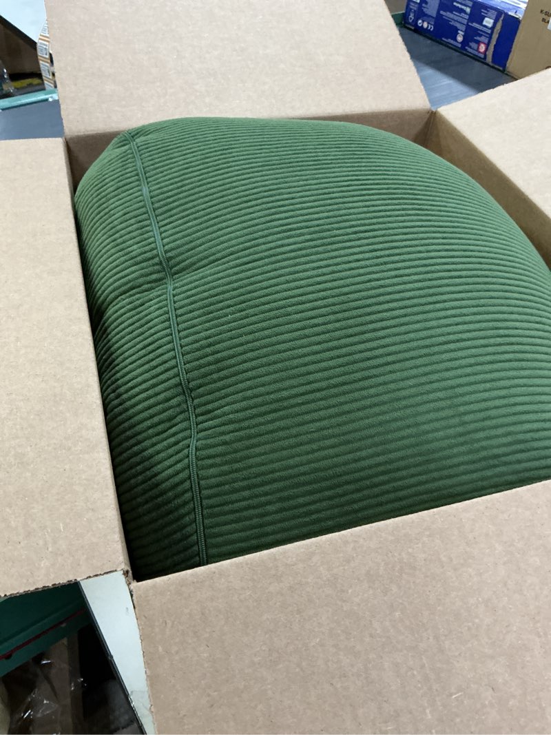 Condition photo showing Good Condition for corduroy reading pillow for kids/teens/adults, backrest pillow for bed sitting up, daybed & sofa back support cushion with arms, side pockets & washable cover,avocado green avocado green large