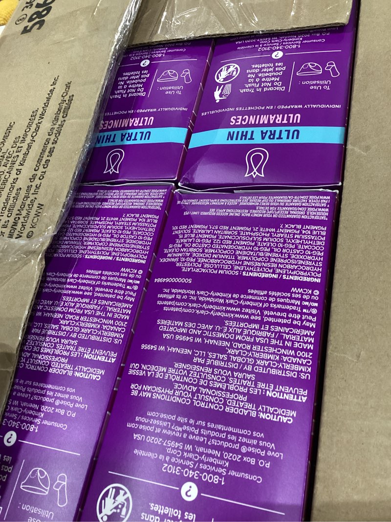 Condition photo showing New/Like New for Poise Ultra Thin Incontinence Pads & Postpartum Pads for Bladder Leaks, 5 Drop Maximum Absorbency, Long Length, 180 Count, Packaging May Vary Long 180