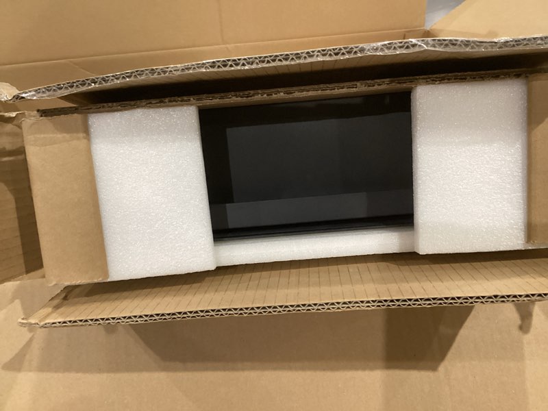 Condition photo showing Good Condition for black bathroom medicine cabinet with beveled edge mirrored door 14 x 18 inch, recessed or surface mount, with adjustable glass shelves matte black 14x18 inch beveled edge mirror