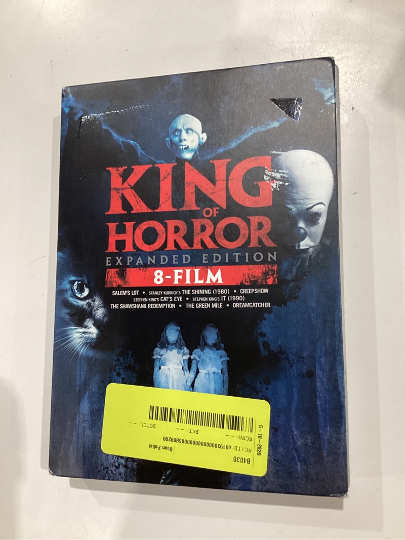 Condition photo showing Good Condition for king of horror collection (dvd)(2019)