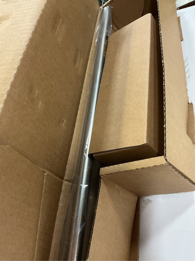 Condition photo showing Good Condition for ivilon drapery treatment window curtain rod - ball style, 28 to 48 inch. color satin nickel