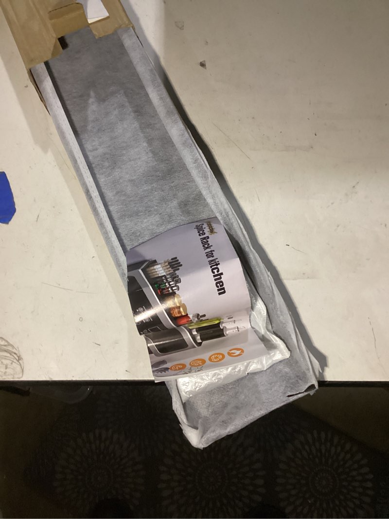 Condition photo showing New/Like New for 30" Magnetic Stove Top Shelf - Stainless Steel Magnetic Spice organizer for above the Over stove shelf kitchen small space solutions Black Stainless Steel