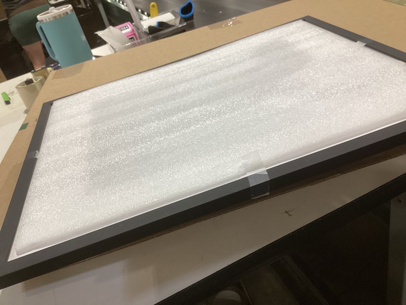 Condition photo showing Good Condition for amazon basics wood poster rectangular frame, 16" x 20", black 16'' x 20''