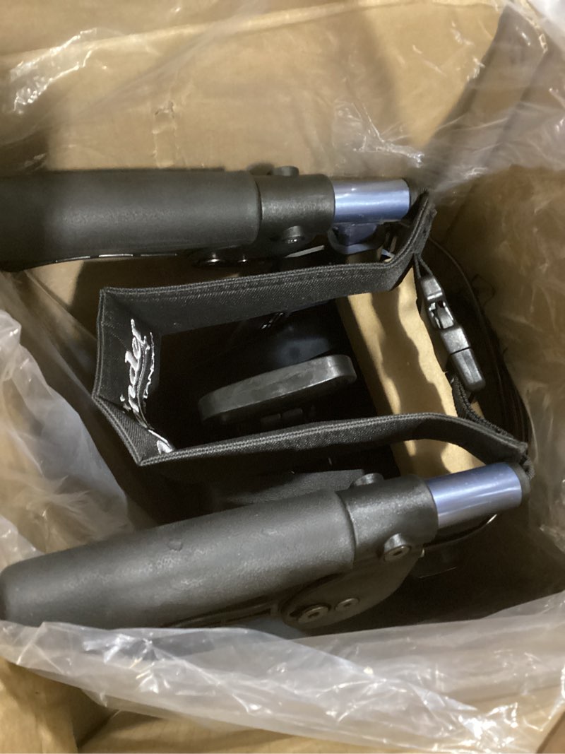 Condition photo showing Good Condition for Stander Space Saver Rollator, Lightweight Folding Rolling Walker with Seat for Seniors & Adults, 4-Wheel Mobility Aid with 6-inch Wheels, Locking Brakes & Padded Seat with Backrest, Cobalt Blue Cobalt Blue Standard