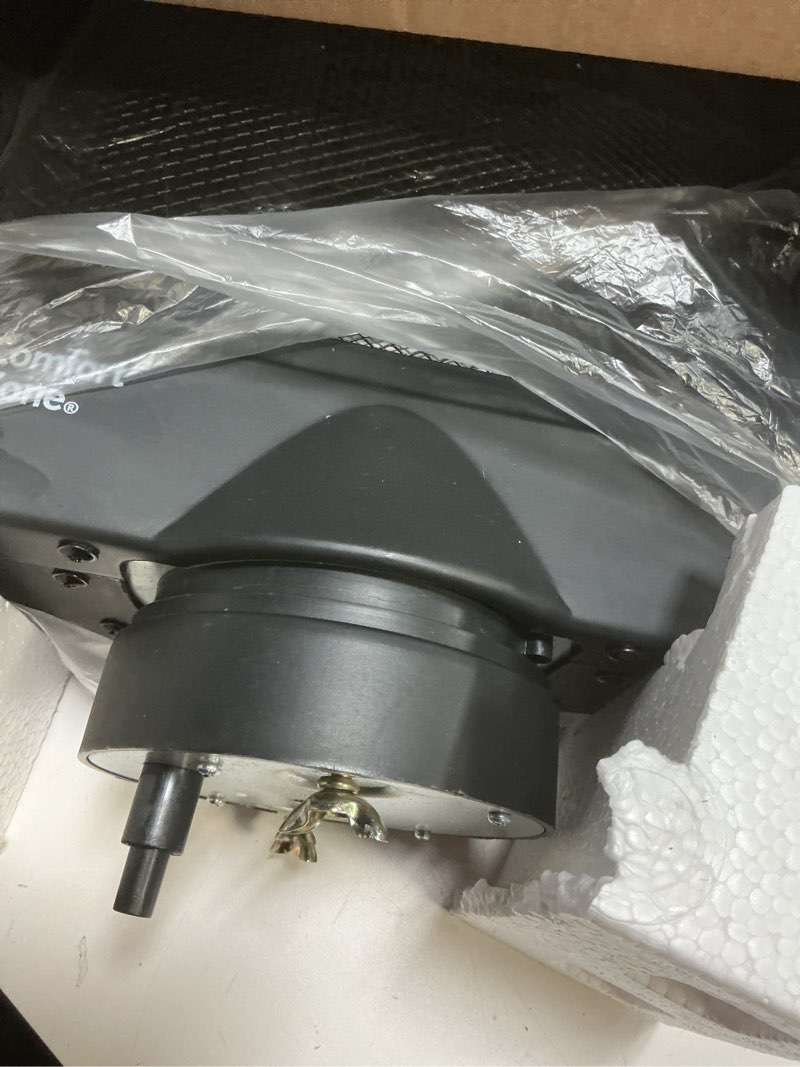 Condition photo showing Good Condition for Comfort Zone Oscillating Portable Space Heater, Flat Panel, Halogen, Infrared, Electric, Adjustable Tilt, Overheat Sensor, Stay-Cool, & Tip-Over Switch, Ideal for Home, Bedroom, & Office, 800W, CZHTV9