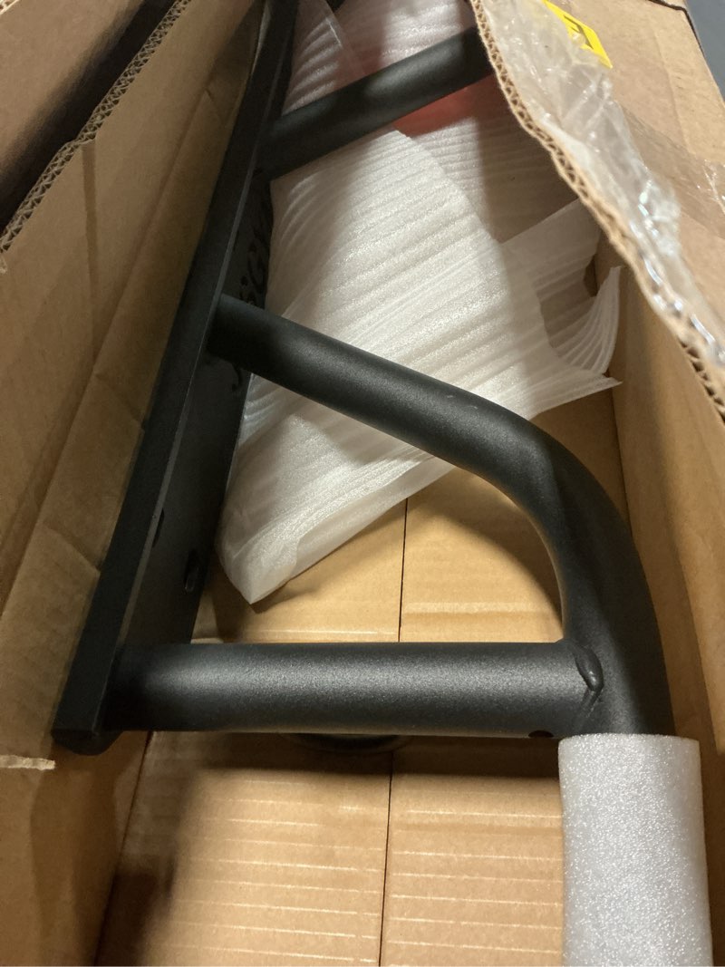Condition photo showing Good Condition for jusgym wall mounted pull up bar - heavy duty chin up bar, pull-up bar support beam or joist mounted, multifunctional fitness bar, 600lbs capacity