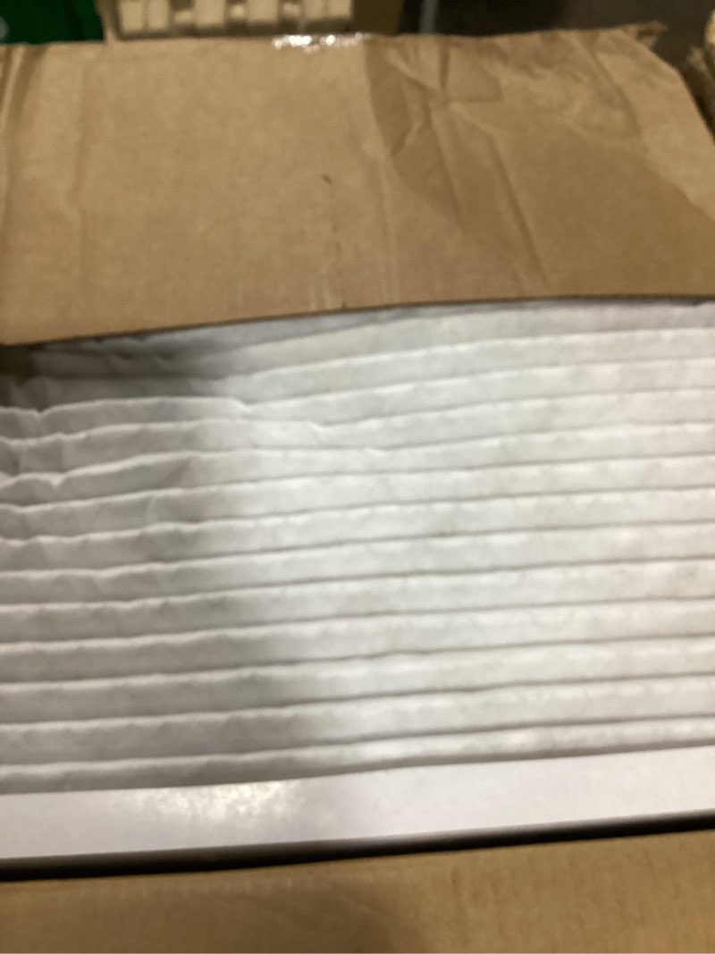 Condition photo showing As Is for amazon basics 20x20x1 air filter 6-pack, merv 11 ac furnace filters, dust, pet, allergy control, electrostatic (actual size: 19.75 x 19.75 x .75)