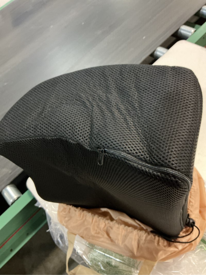 Condition photo showing Good Condition for BBL Pillow After Surgery for Sitting - Brazilian Butt Lift Cushion for Driving & Home, Ergonomic Butt Shaped Pillow for Post-Op Recovery Pain Relief Support, BBL Must Haves Black 17 Inches X 9 Inches X 5 Inches