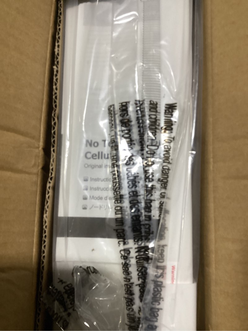 Condition photo showing Good Condition for lazblinds no tools no drill cordless cellular shades, light filtering honeycomb shades for home, thermal insulation blinds for windows, 39" w x 64" h, white light filtering-white 39" w x 64" h