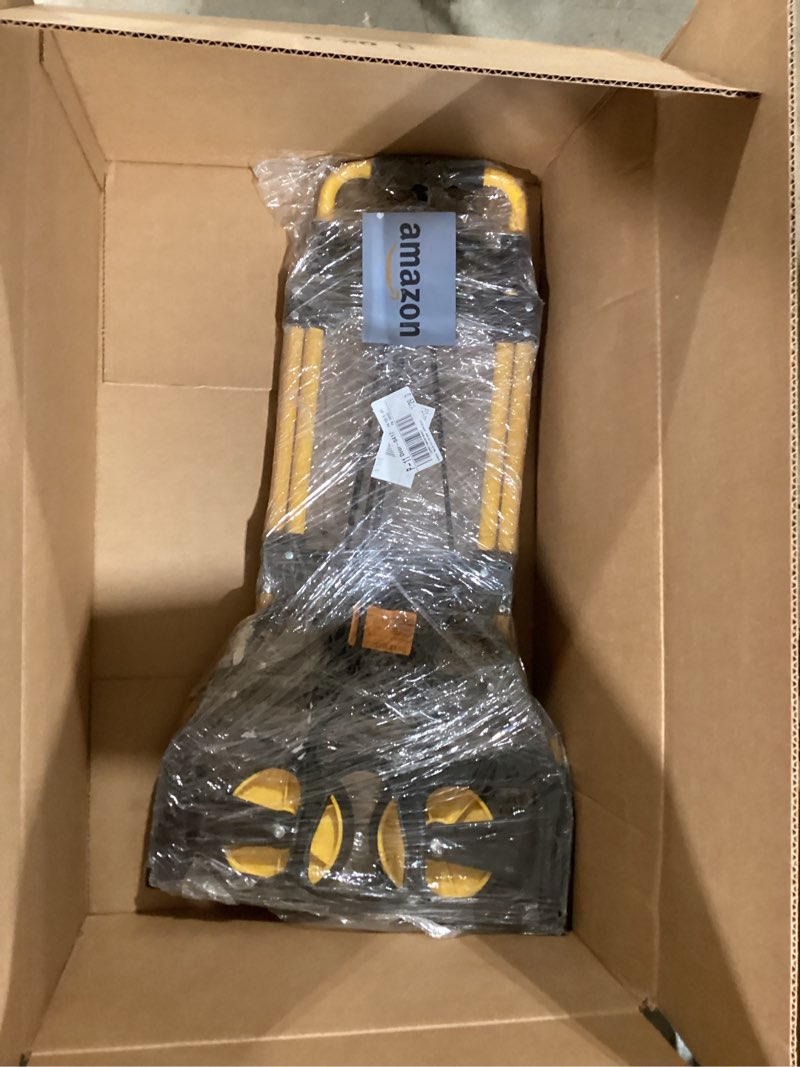 Condition photo showing Good Condition for 350 lb capacity upgraded folding hand truck dolly,portable dolly cart with telescoping handle?rubber