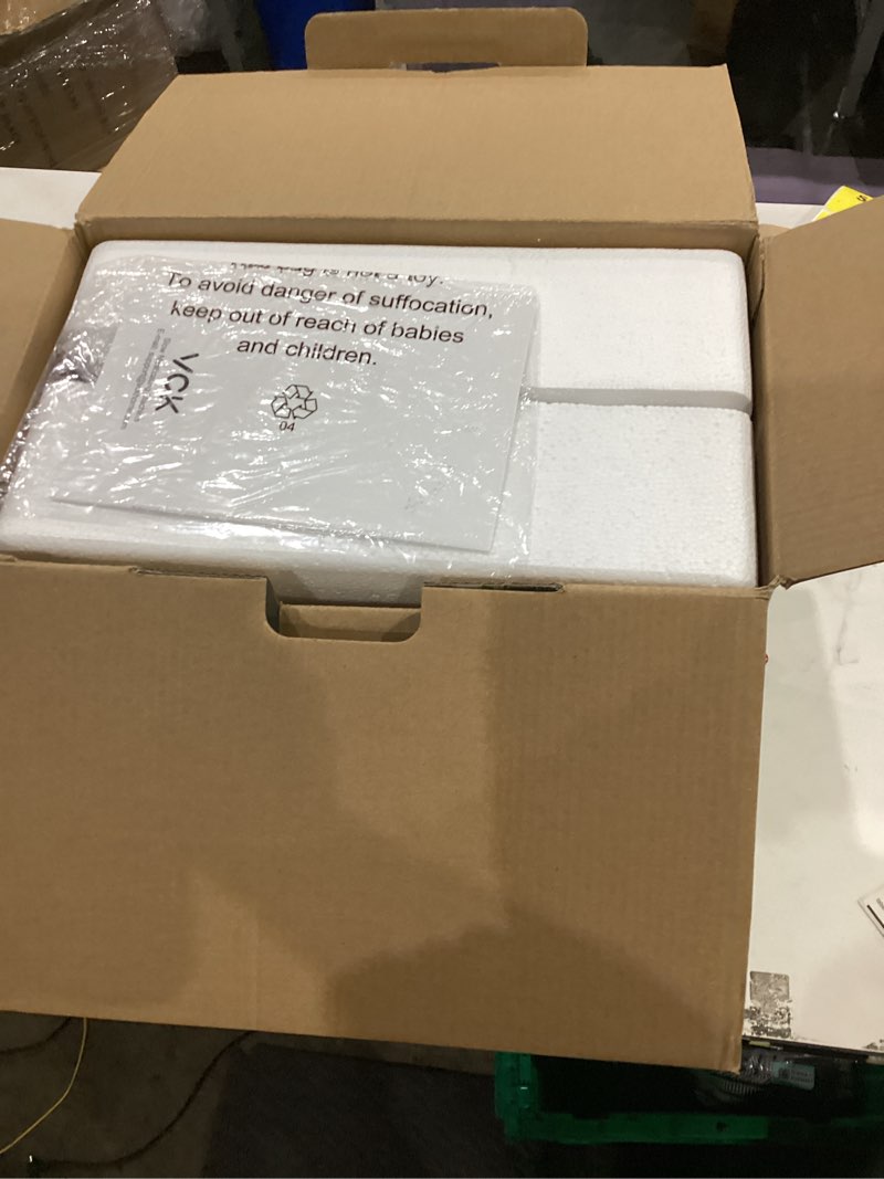 Condition photo showing As Is for VCK Cold Press Juicer - Large 5.12" Feed Chute, Easy to Clean Slow Masticating for Nutrient Retention Quiet 250W Motor -Silver Grey