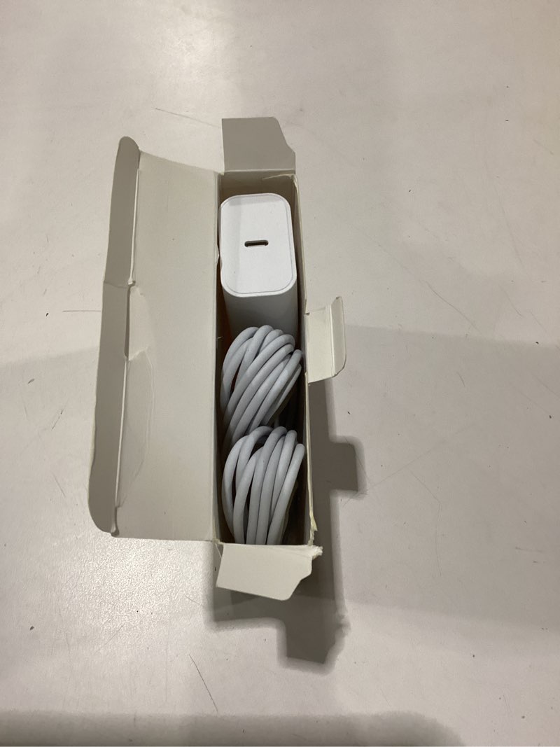 Condition photo showing New/Like New for iphone charger fast charging,[mfi certified] 2pack 20w type c fast charger block with [10ft&6ft] usb c to lightning cable compatible for iphone 14/13/12/11 pro max/xs max/xr/x,ipad