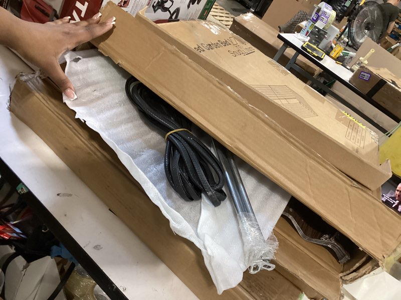 Condition photo showing As Is for 4x2x2ft galvanized raised garden bed,planter raised beds-metal garden box,large plant for outdoor planting, vegetables bed?flower,herb-black 4x2x2ft(1pcs) black similar