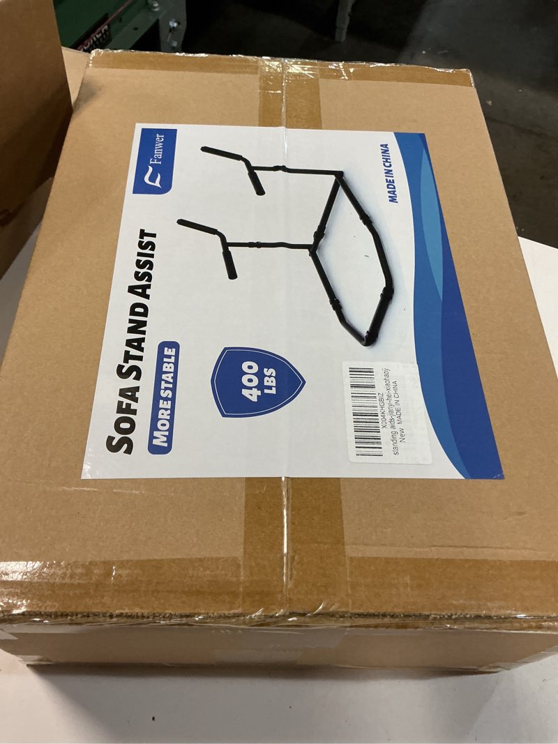 Condition photo showing New/Like New for Fanwer Stand Assist for Couch and Sofa, Settee Lift Assist for Elderly, Y-Shaped Grab Bar Standing Aid for Patients, Adults, Seniors and Disabled, Adjustable Daily Living Mobility Aid, Black,Small Black Small