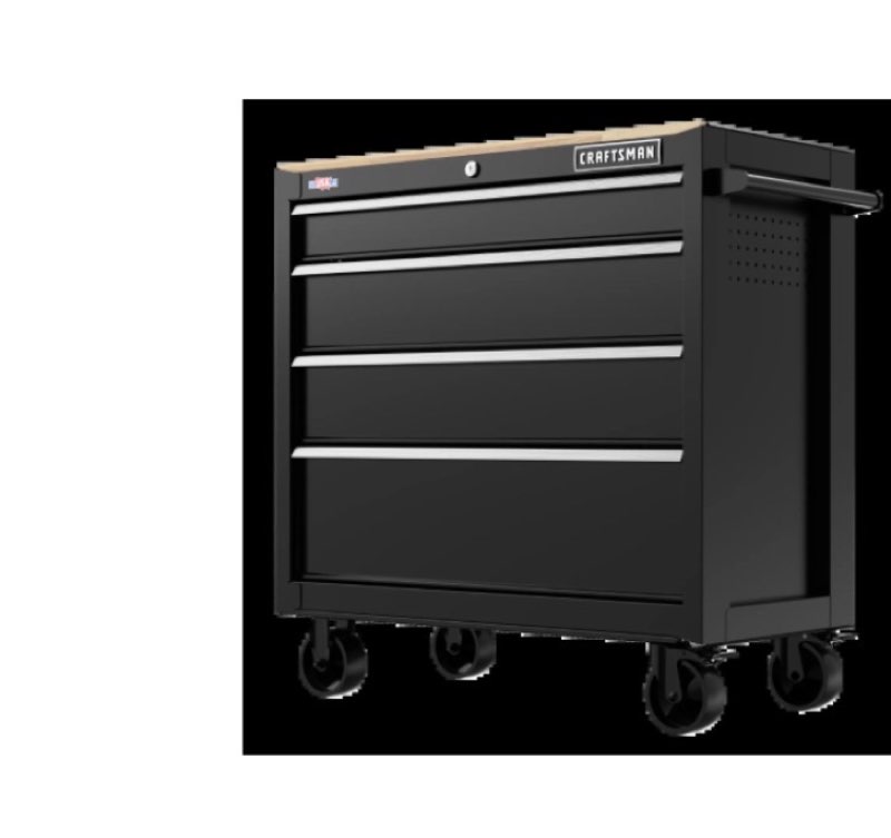 Craftsman 37 In. Wide Rolling Tool Workstation (black)