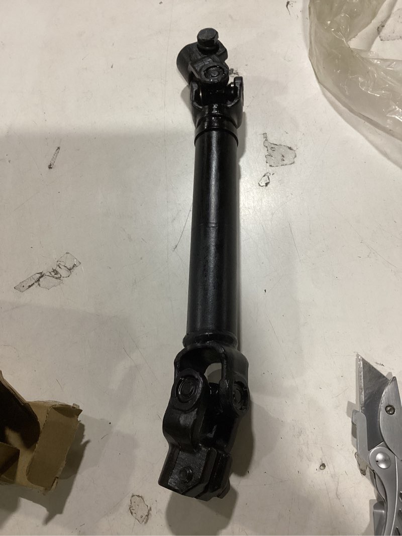 Condition photo showing As Is for similar but vehicle fit unknown    a-premium lower intermediate steering shaft steering column shaft compatible with toyota corolla 2009-2013, matrix 2009-2014 & pontiac vibe 2009-2010