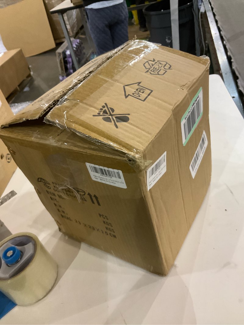 Condition photo showing As Is for Modern Gold Milk Glass Pendant Light Mid Century Adjustable White Ceramic Hanging Light Fixture Vintage Brass Pendant Light Kitchen Island Nordic Hanging Lamp (2 Pack) MPL11-2 GD